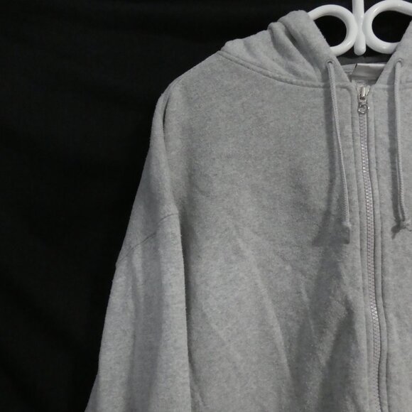 DISNEY STORE | XXL | Grey Zip-Up Hoodie | Embroidered Mickey Mouse Motif - Picture 7 of 16